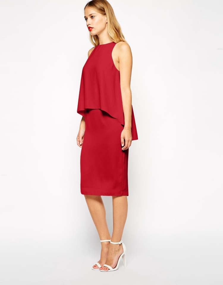 red-midi-dress-multi-layered-top-sem-mangas