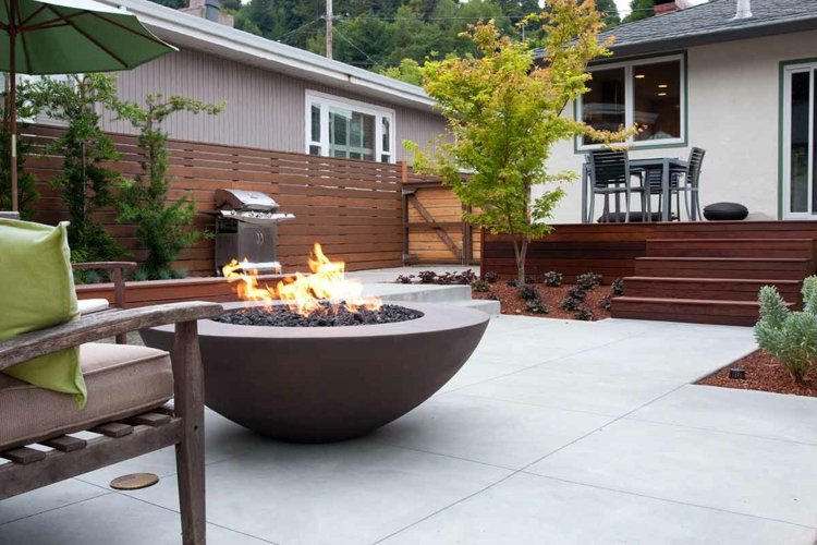fogueiras-para-o-jardim-grande-design-concreto-terraço-mobília