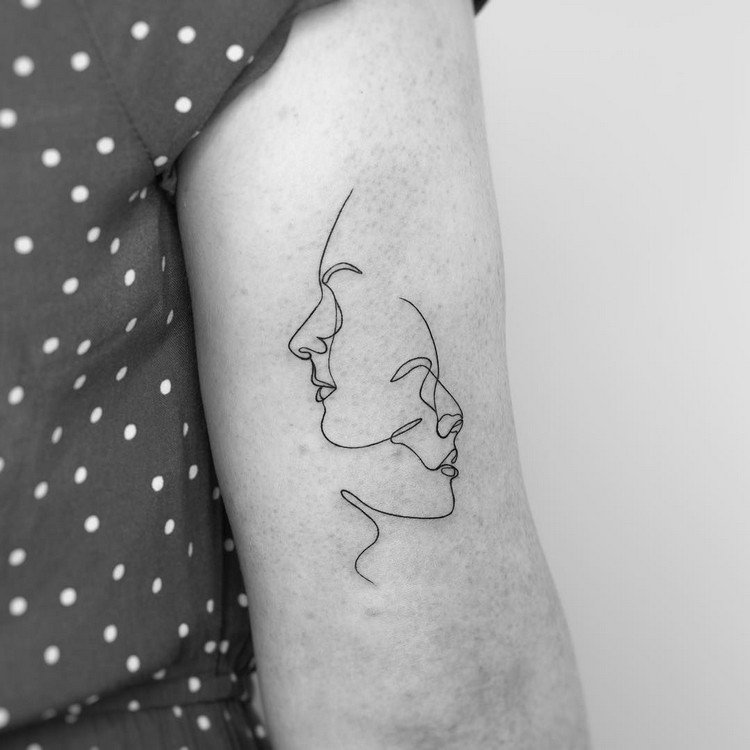 Tatuagens Fineline motivos pequenos desenhos de tatuagem para mulheres