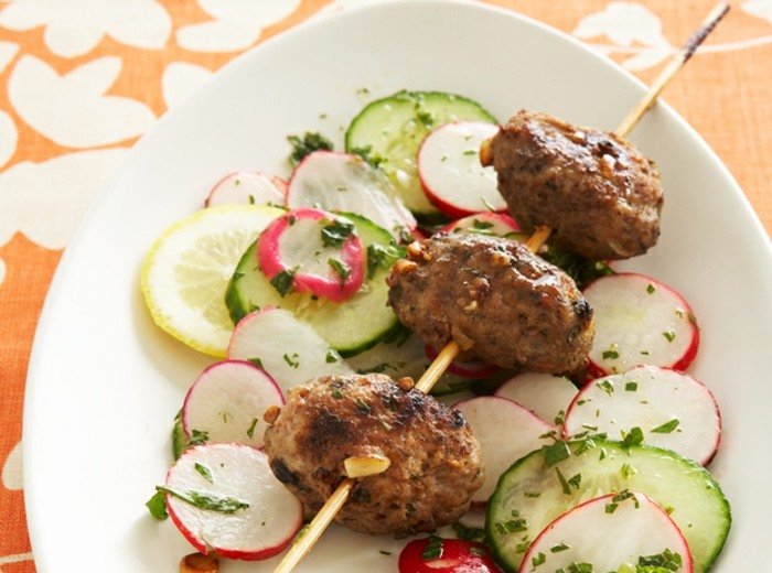 Kebabs do Oriente Médio