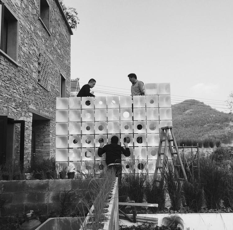 montagem de villa de telhado plano painéis pré-fabricados galpão de jardim