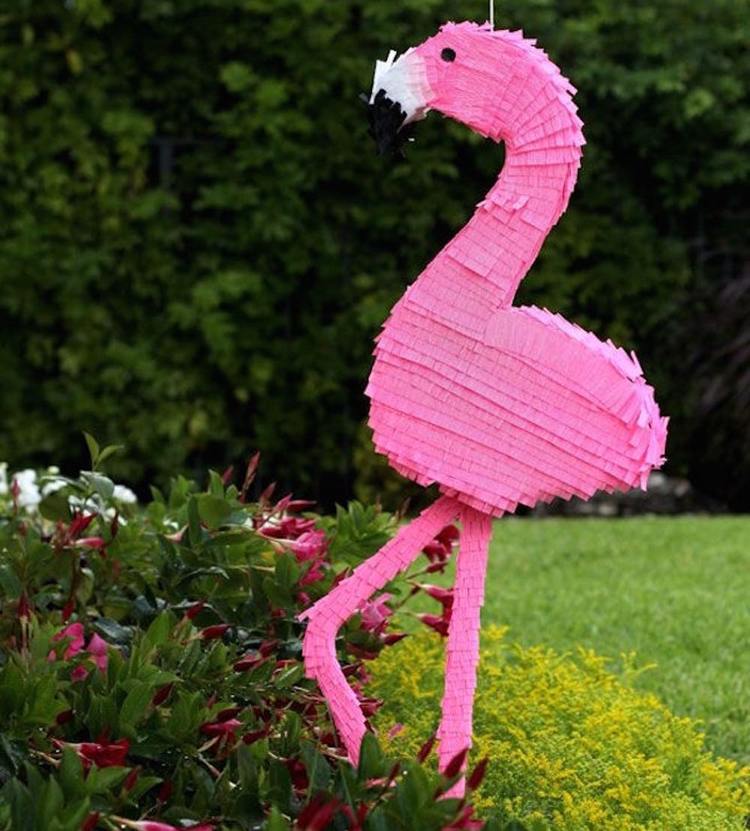 flamingo decoração ideia jardim faça você mesmo