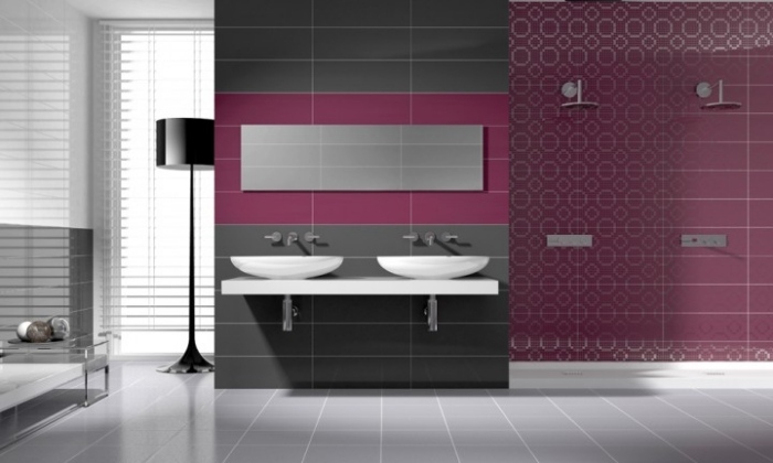 Mood-Malva-brilhante-parede-azulejos-dois-tons-parede-design-banheiro-moderno
