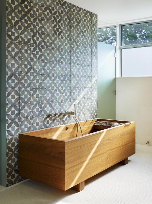 madeira-banheira-independente-visual retrô-linha-reta-design-minimalista