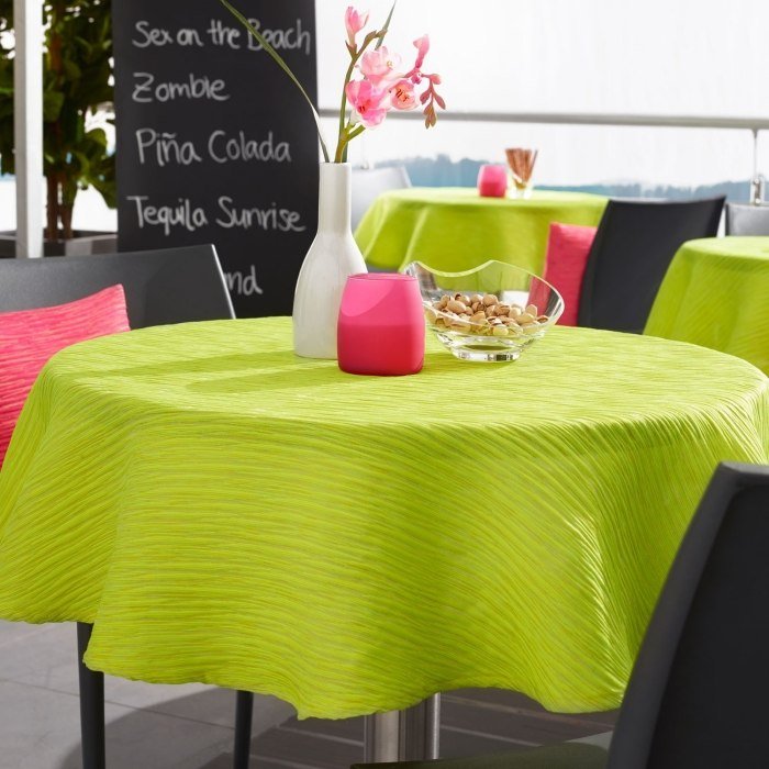 Toalhas de mesa de jardim-linho de mesa-brilho-poliéster-inovador-com-fios de néon fluorescente