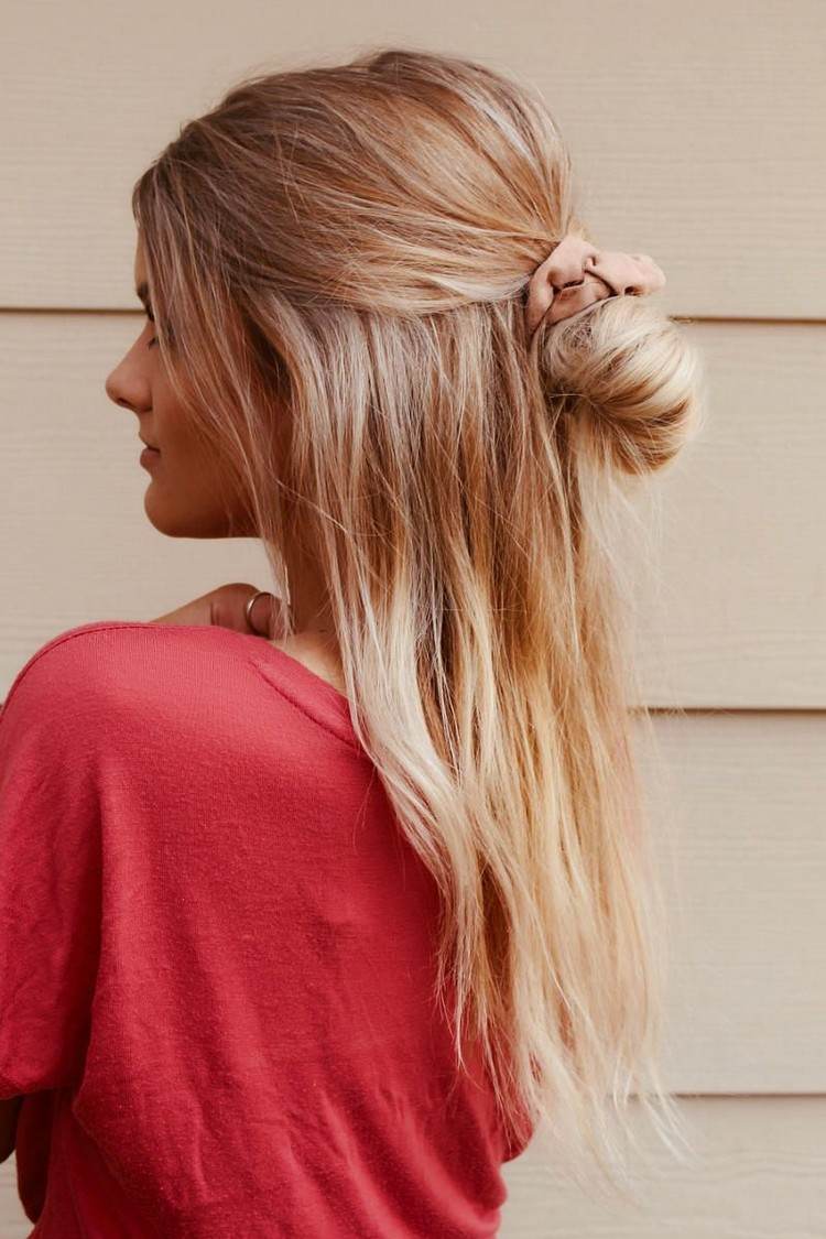 Penteados entreabertos Cabelo Scrunchies Acessórios para o cabelo Tendências verão