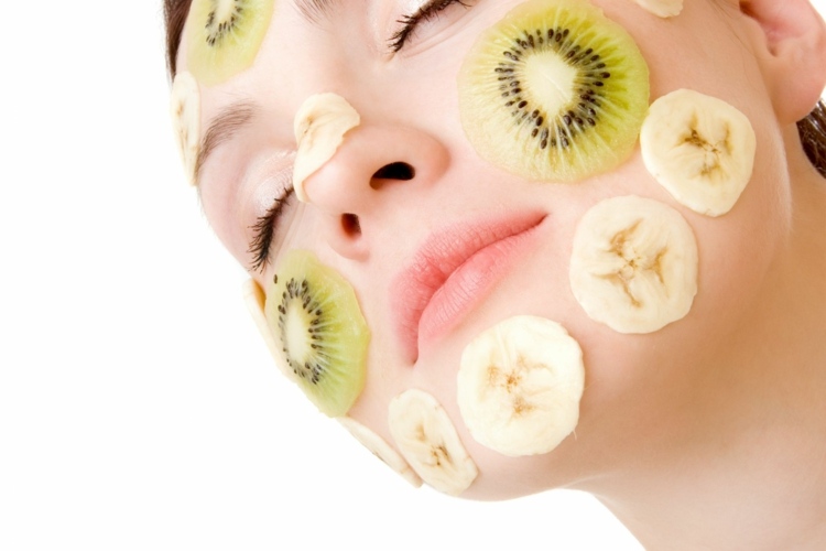 Faça você mesmo uma casca de ácido de frutas máscara de frutas-rosto-corpo-instruções