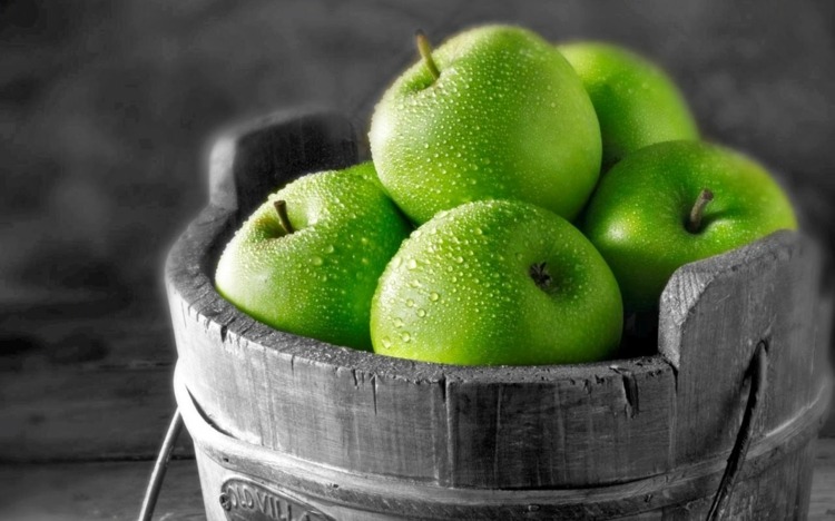 fruta-ácido-descascamento-faça-você-mesmo-azedo-maçã-ingrediente-receita de descascamento