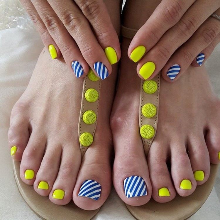 Cores de verão tendências de cores de esmaltes para pedicure