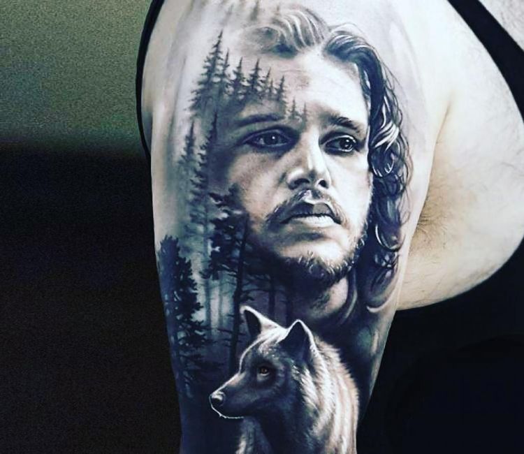 jogo dos tronos desenhos de tatuagem idéias legais tatuagens série cult rei jon neve