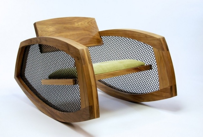 cadeira de balanço-incomum-design-braços-madeira maciça-estável-robusto-execução