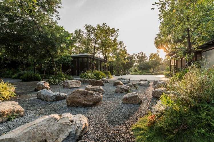 Pedras de jardinagem e paisagismo Boulders Public Park Tailândia