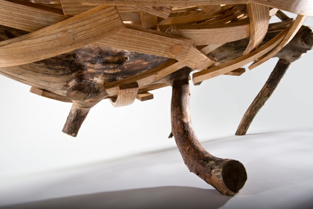 Bancada de jardim de madeira com ideias de design, mobília moderna
