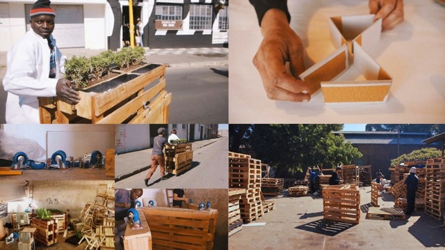 Idéias de design de móveis de jardim paletes de madeira construa você mesmo plantador