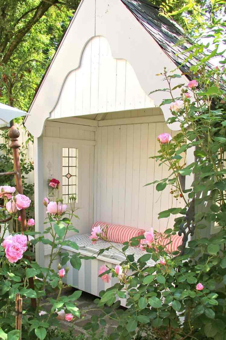 sofá para casa de retiro ideias de design de canto de jardim