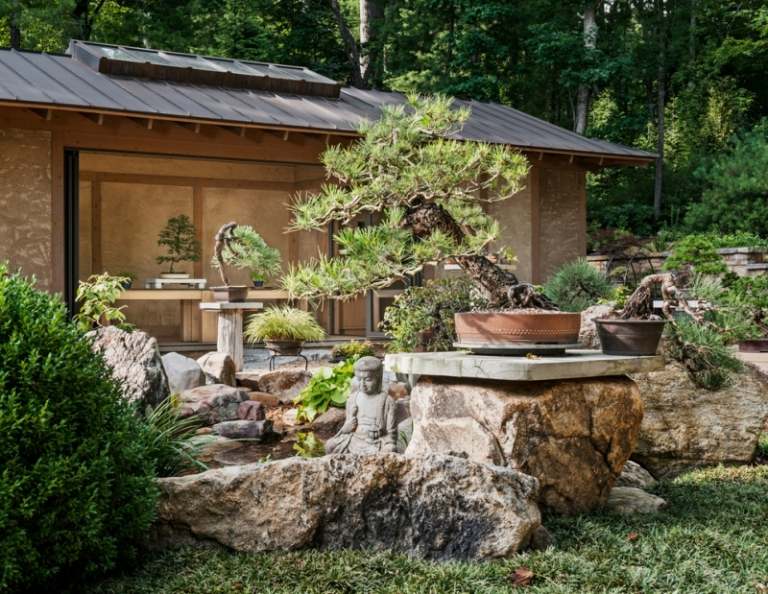 Projeto de jardim-bonsai-ideias-estilo japonês
