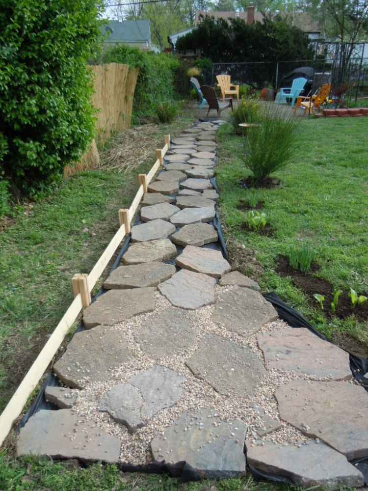 Rock garden-create-garden-design-gravel-grit-garden path-create-paving-velo