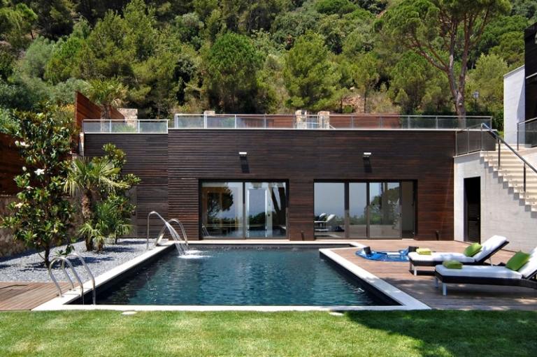 Ideias de jardim-lugar favorito-chuveiro-piscina-terraço