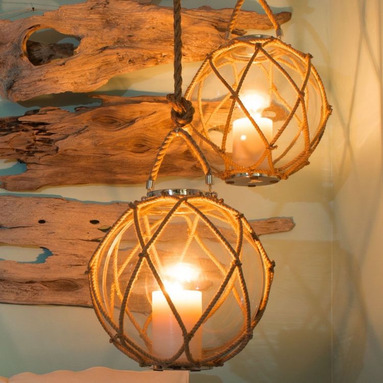 lanternas de jardim-velas-bola de vidro-corda-trança-esfera suspensa-bela-madeira