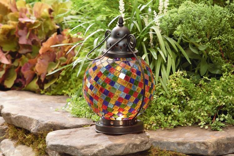 lanternas de jardim-velas-vienense-vidro-cor-de-óleo-lâmpada-bela-caixa de metal