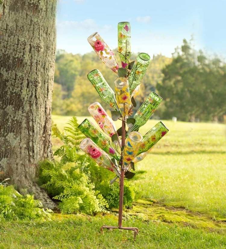 jardim plug-tinker-ideas-glass-bottle-tree