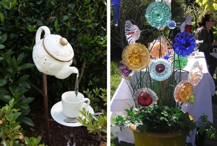 plug-funil-ideias-bule-porcelana-vidro-pratos-flores de jardim