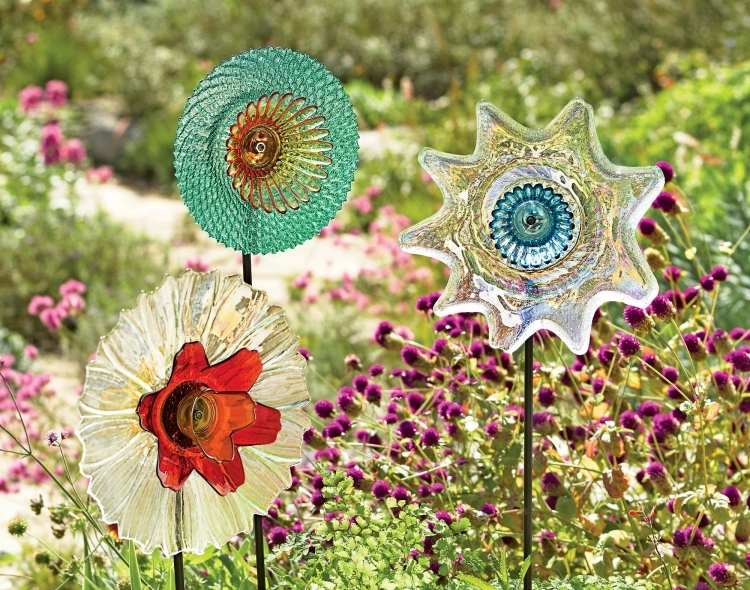 Tinker garden plug-ideas-decorative-glass plate-bowl