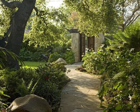 caminhos de jardim de pedra natural arenito - crie seus próprios efeitos de ideia