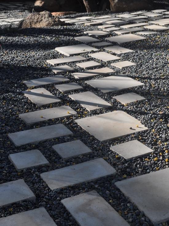 projetar caminhos de cascalho-trampolins de design-barato