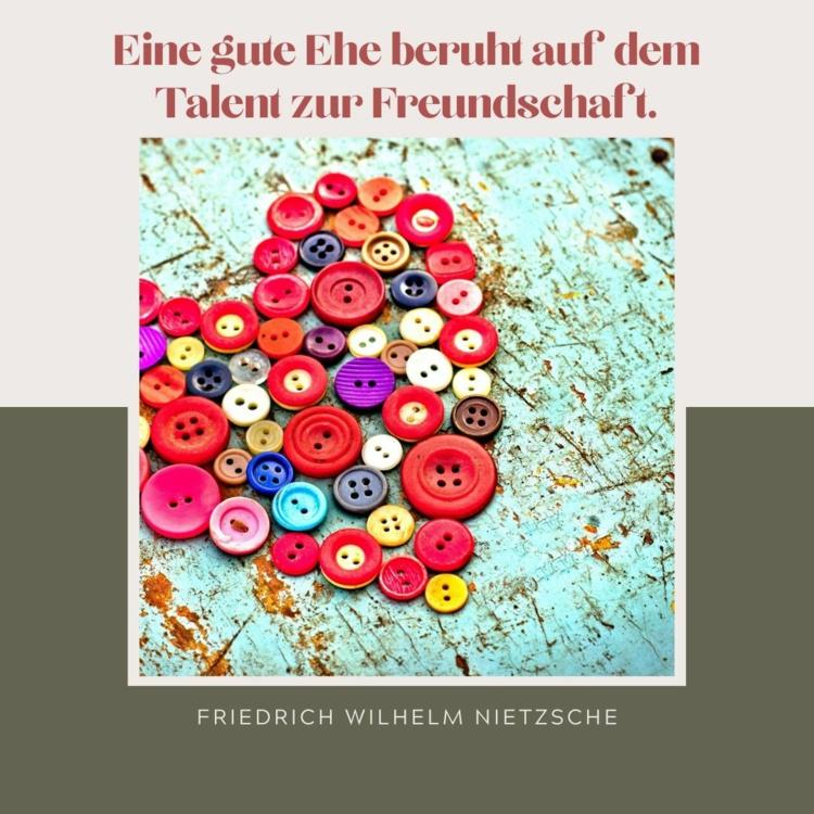 Citação de Nietzsche - a amizade é a melhor base para um bom casamento