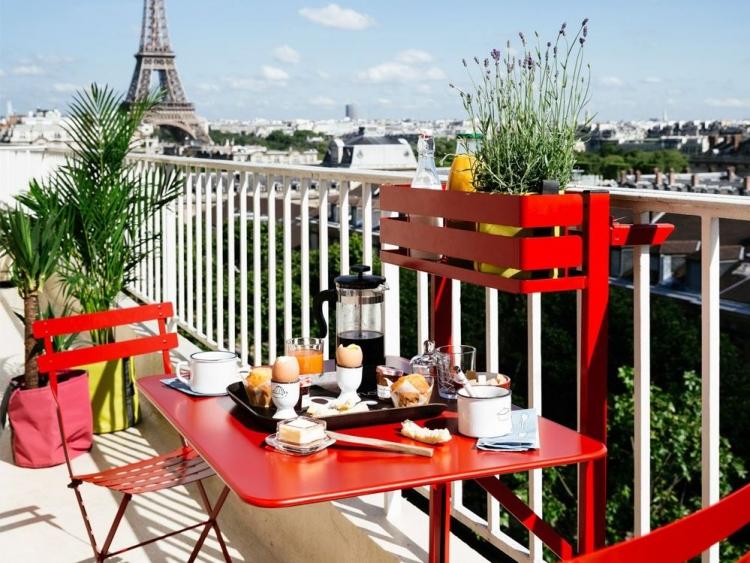 Crie uma varanda - aconchegante-ao ar livre-designer-cadeira dobrável-mesa dobrável-BISTRO