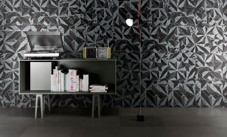 Os azulejos geométricos da parede apresentam um design extraordinário, formas padrões de design de parede revestimentos de parede padronizados, espaço de vida exclusivo e elegante