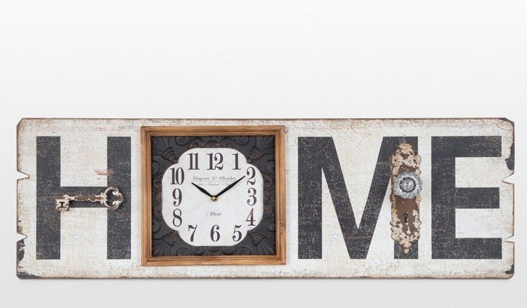 gift-move-in-wall-clock-new-apartment-mural-key-decoration