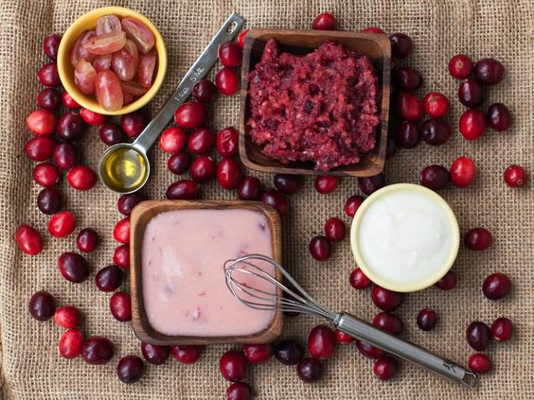 receitas faça você mesmo, máscara facial suave iogurte de cranberries