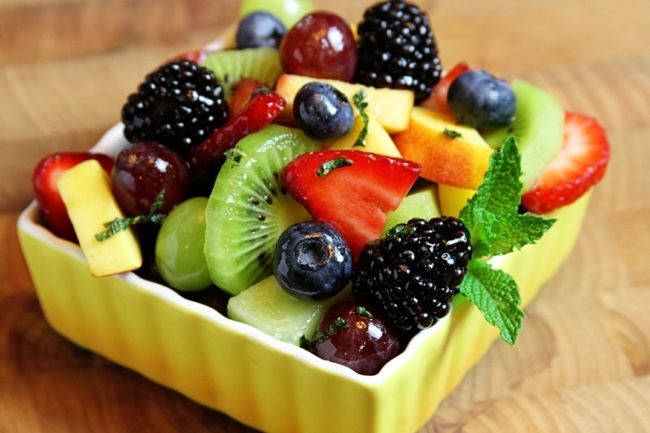 bons dentes barriga kiwi maçã fruta fresca