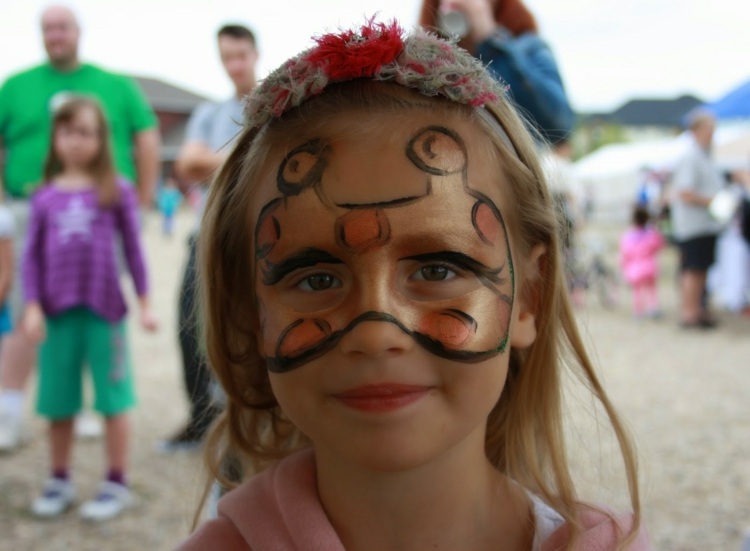 girafa maquiam crianças maquiam olhos carnaval