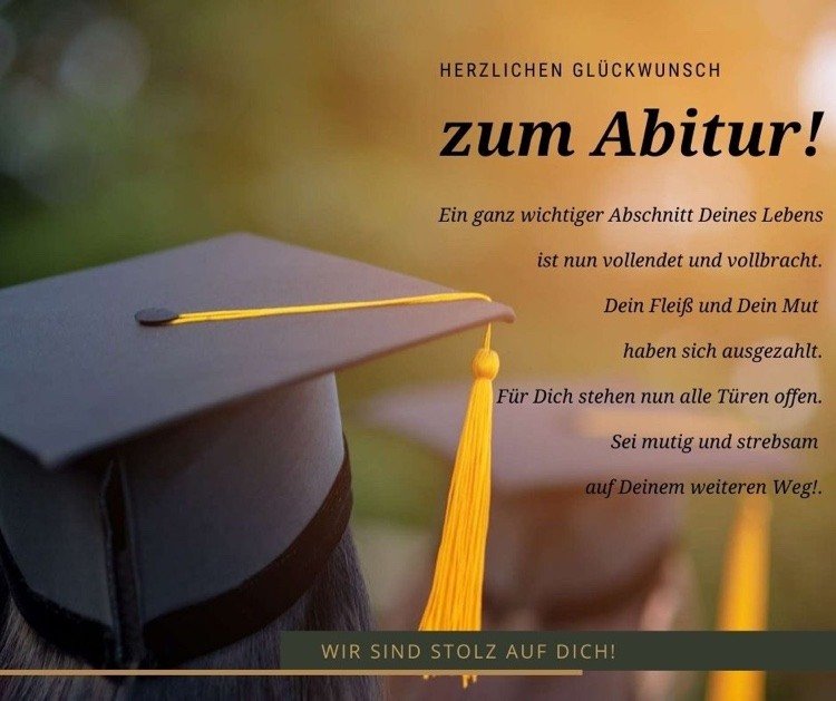 Provérbios sobre a Abitur e o certificado de conclusão da escola