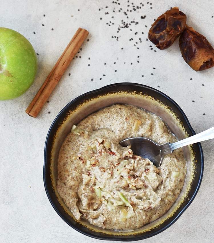 Mingau de maçã sementes de chia receitas deliciosas sobremesas