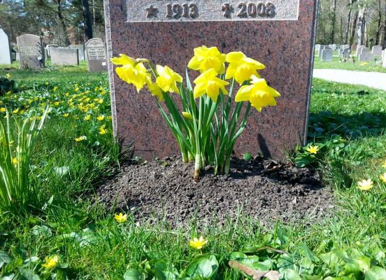 ideias-grave-design-simples-narciso-urn-sepultura-decorar-gramado