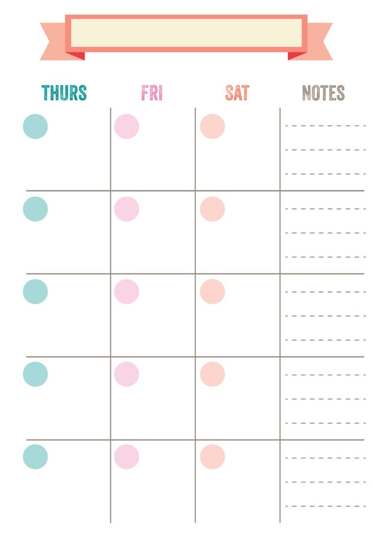 filofax-inserts-staff-print-days of the week