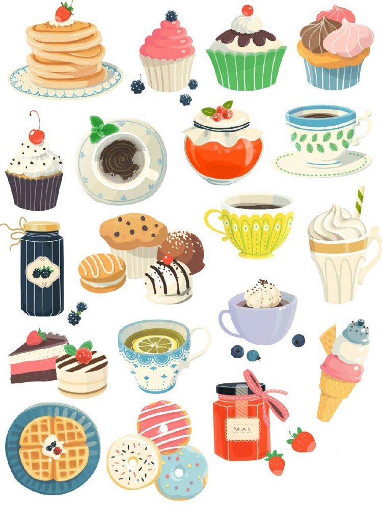filofax-decorate-motifs-print-cake-chá-café-doces