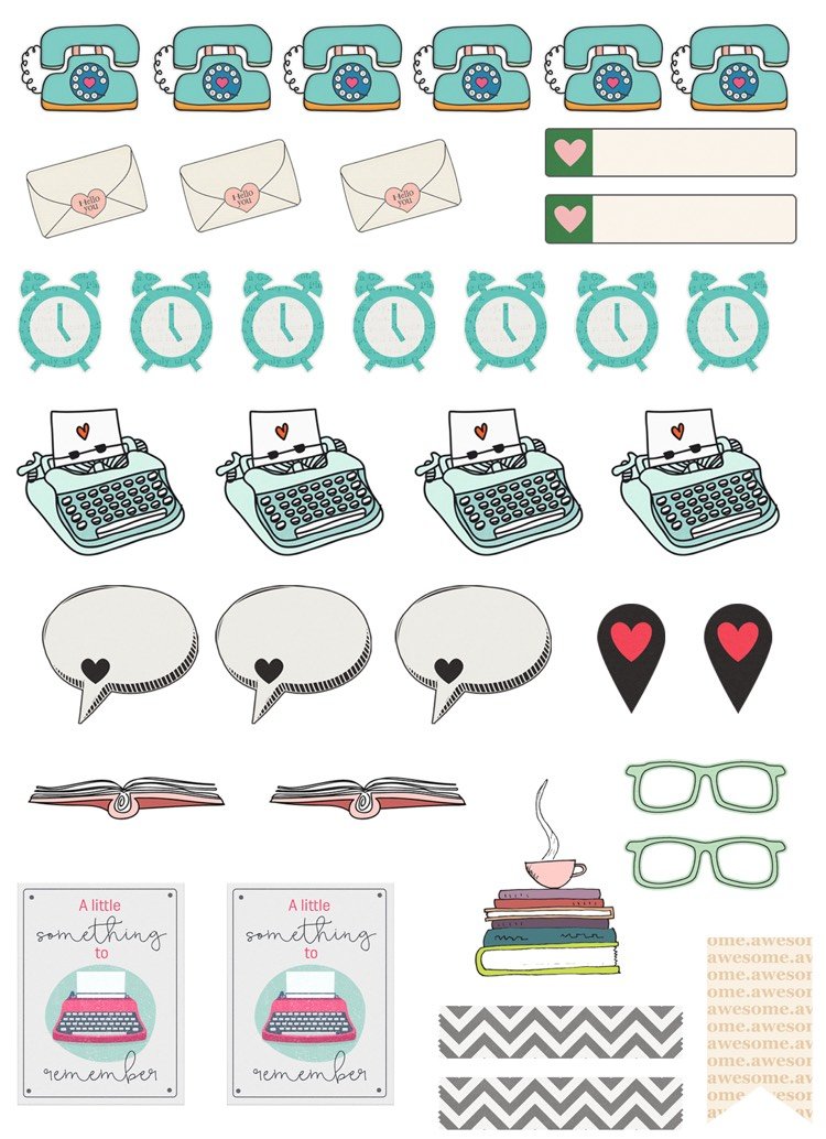 filofax-decorate-print-stickers-vintage-office-supplies