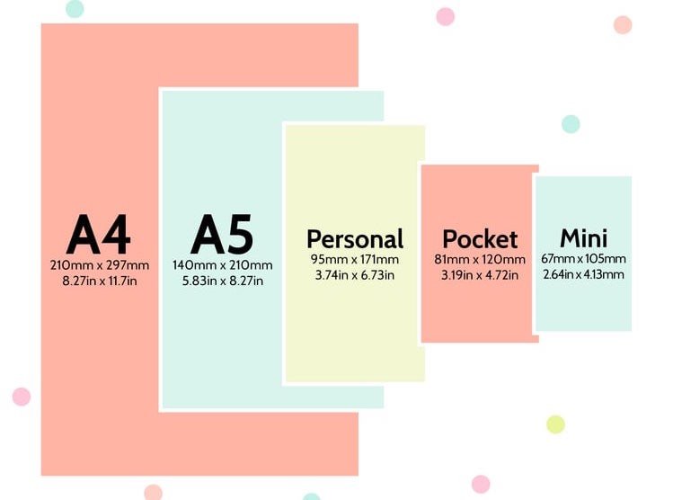Palmilhas Filofax which-dimensions-a5-personal