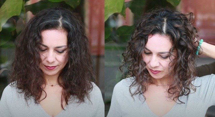 linha do cabelo escondendo mechas de cabelos grisalhos em morenas