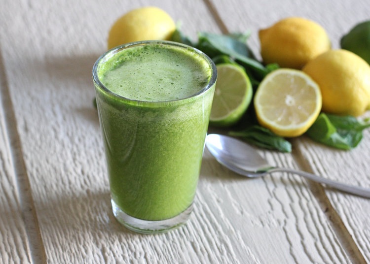smoothies-verdes-emagrecimento-dieta de baixa caloria-limão