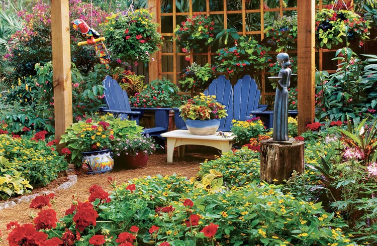 grandes vasos de flores planta jardim semáforo mesa decoração