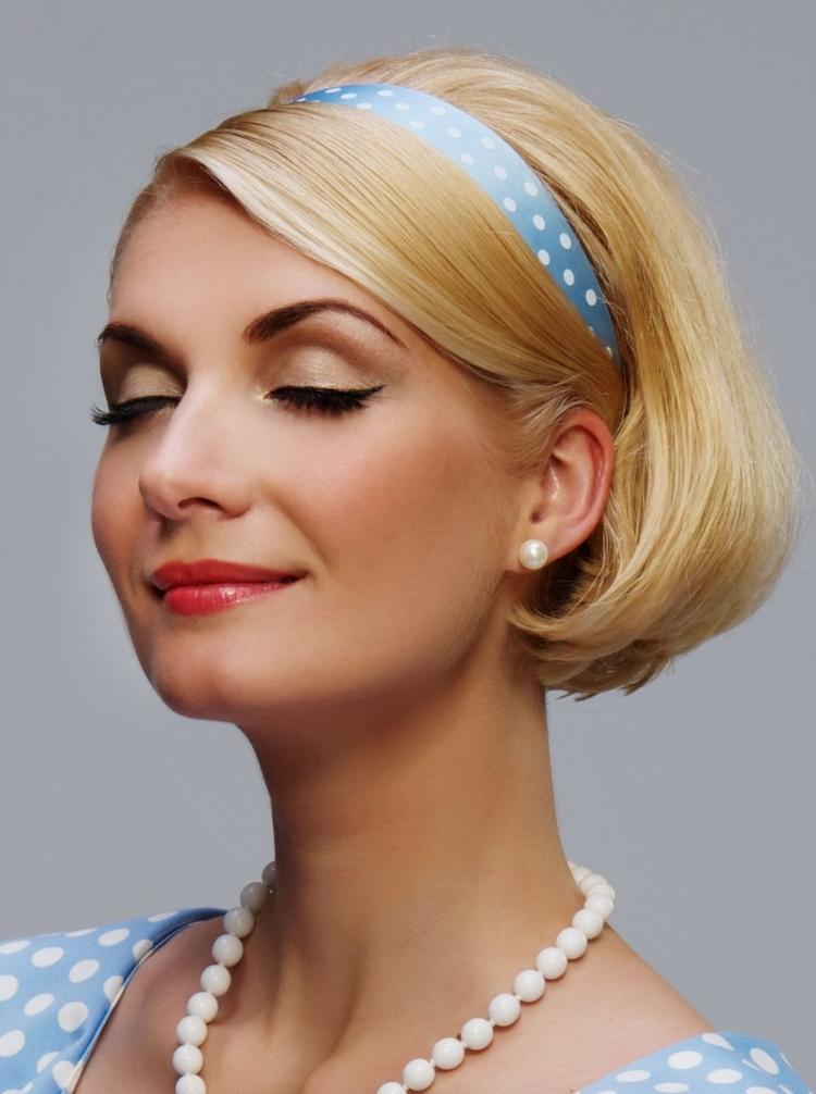 hairband-acessório-retro-vintage-chic-bob-bow-baby-blue-dots-white