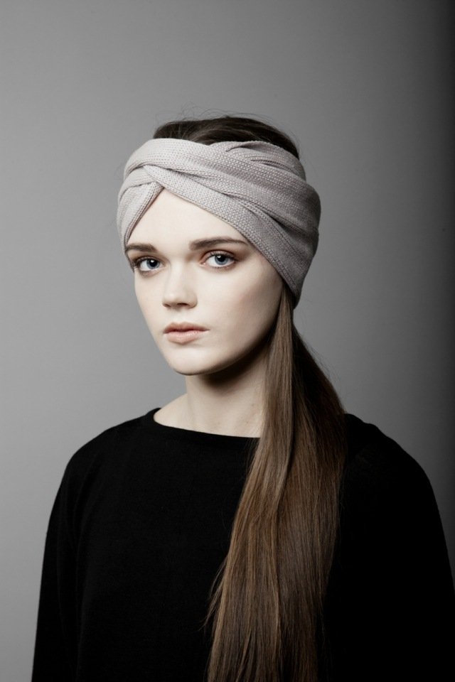 turbante de cabelo moderno casual acessório de cabelo para o dia a dia