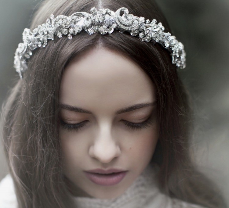 joias de cabelo-casamento-acessórios de cabelo-bandana-strass-cristais-ornamentos de prata