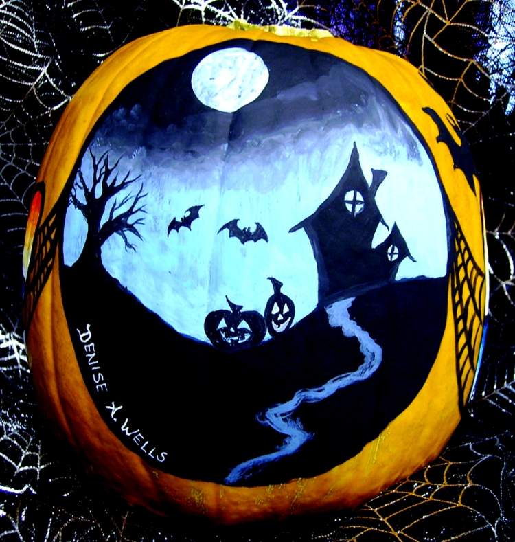 halloween-pumpkin-decorate-paint-the-layer-paint